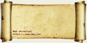 Valentina Trebovac vizit kartica